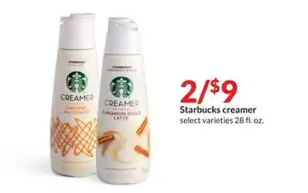 Hy-Vee Starbucks creamer offer