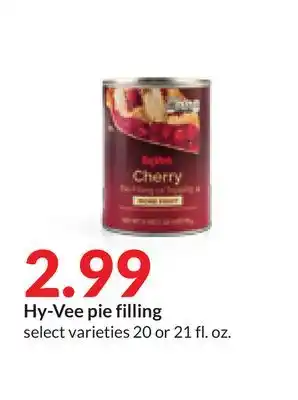 Hy-Vee Hy-vee pie filling offer
