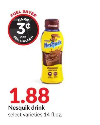 Hy-Vee Nesquik drink offer