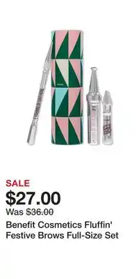 Ulta Beauty Benefit cosmetics fluffin' festive brows full-size set offer