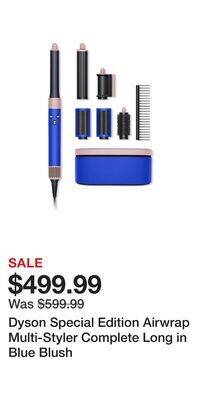 Ulta Beauty Dyson special edition airwrap multi-styler complete long in blue blush offer