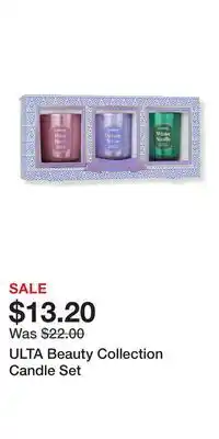 Ulta Beauty Ulta beauty collection candle set offer