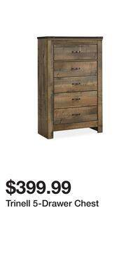 Big Lots Trinell 5-drawer chest offer