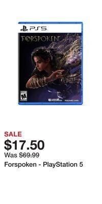 Game Stop Forspoken - playstation 5 offer