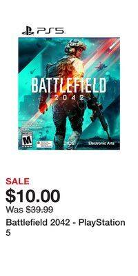 Game Stop Battlefield 2042 - playstation 5 offer