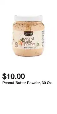 Big Lots Peanut butter powder, 30 oz offer