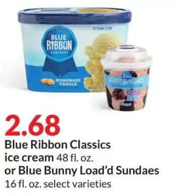 Hy-Vee Blue Ribbon Classics ice cream 48 fl. oz. offer