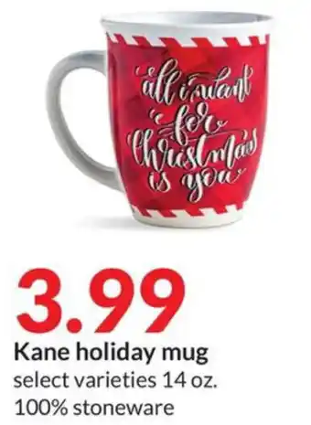 Hy-Vee Kane holiday mug offer