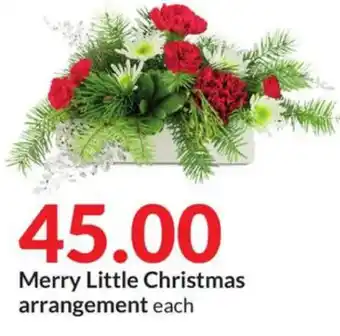 Hy-Vee Merry Little Christmas arrangement offer