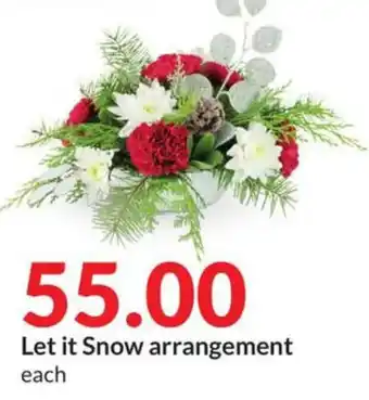 Hy-Vee Let it Snow arrangement offer