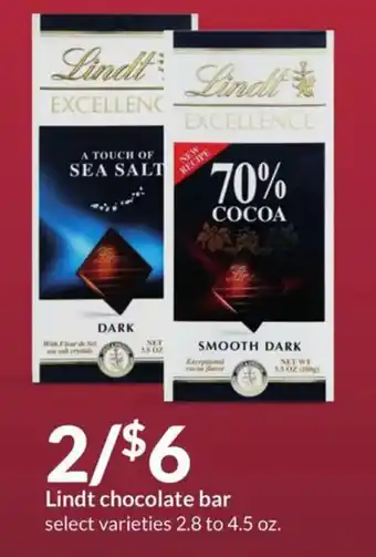 Hy-Vee Lindt chocolate bar offer
