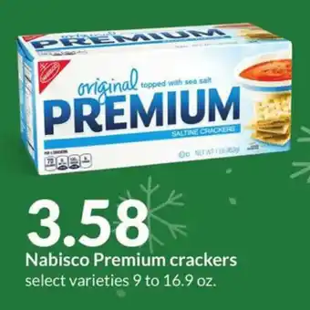 Hy-Vee Nabisco Premium crackers offer