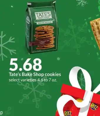 Hy-Vee Tate's Bake Shop cookies select varieties 4.6 to 7 oz. offer