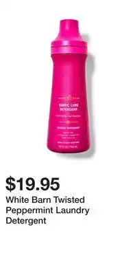 Bath & Body Works White barn twisted peppermint laundry detergent offer
