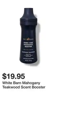 Bath & Body Works White barn mahogany teakwood scent booster offer