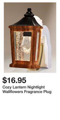 Bath & Body Works Cozy lantern nightlight wallflowers fragrance plug offer