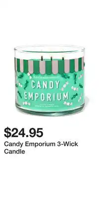 Bath & Body Works Candy emporium 3-wick candle offer