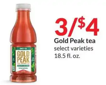 Hy-Vee Gold Peak tea offer