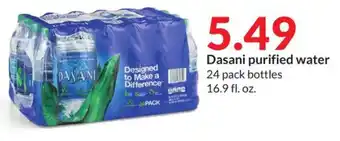 Hy-Vee Dasani purified water offer