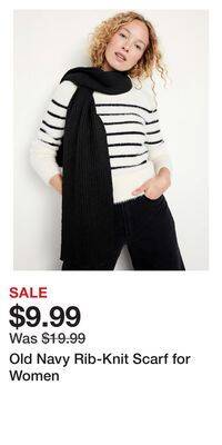 Old Navy Old navy rib-knit scarf for women offer