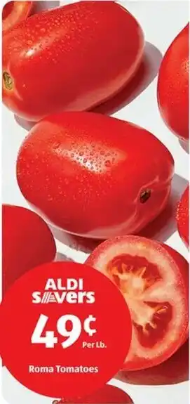 Aldi Roma Tomatoes offer