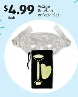 Aldi Visage Gel Mask or Facial Set offer