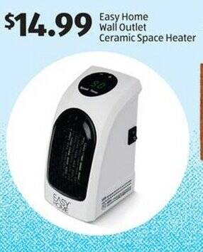 Aldi Easy Home Wall Outlet Ceramic Space Heater offer