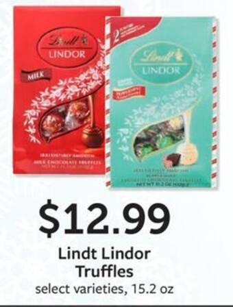 Fareway Lindt Lindor Truffles offer