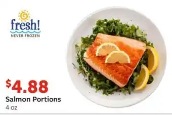 Fareway Salmon Portions 4 oz offer