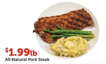 Fareway All-Natural Pork Steak offer