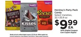 Food 4 Less Hershey's party pack candy offer