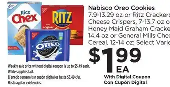 Food 4 Less Nabisco oreo cookies offer
