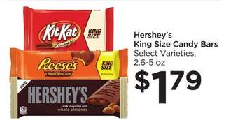 Food 4 Less Hershey's king size candy bars offer