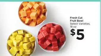 Food 4 Less Fresh cut fruit bowl offer