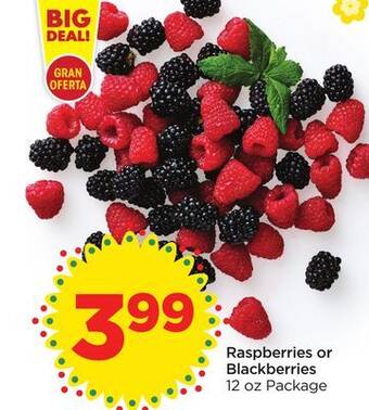 Food 4 Less Raspberries or blackberries offer