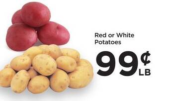 Food 4 Less Red or white potatoes offer