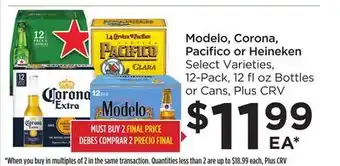 Food 4 Less Modelo, corona, pacifico or heineken offer