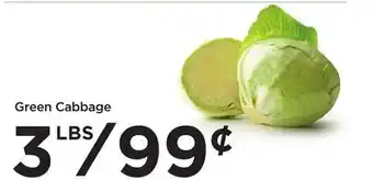 Food 4 Less Green cabbage offer