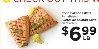 Food 4 Less Coho salmon fillets offer