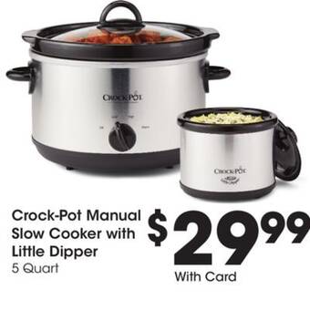 Ralphs Crock-pot manual slow cooker offer