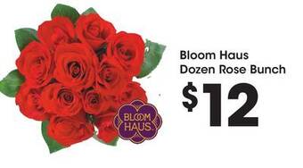 Ralphs Bloom haus dozen rose bunch offer