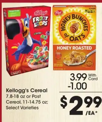 Ralphs Kellogg's cereal offer