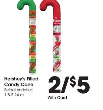Ralphs Hershey's filled candy cane offer