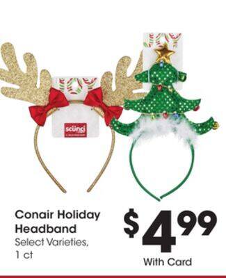 Ralphs Conair holiday headband offer