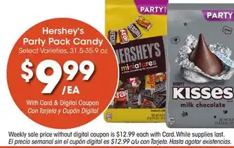 Ralphs Hershey's party pack candy offer