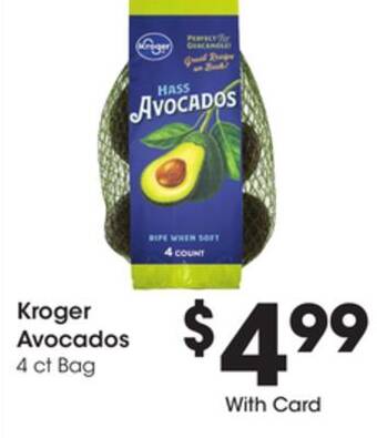 Ralphs Kroger avocados offer