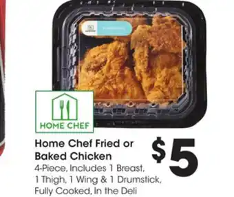 Ralphs Home chef fried or baked chicken offer