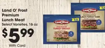 Ralphs Land o' frost premium lunch meat offer