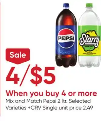 Stater Bros Pepsi offer