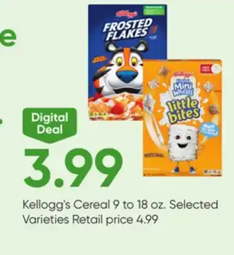 Stater Bros Kellogg's cereal offer
